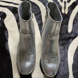 Metallic Ankle Boot